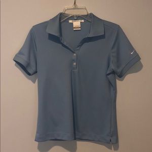 Nike woman’s golf polo shirt light blue
